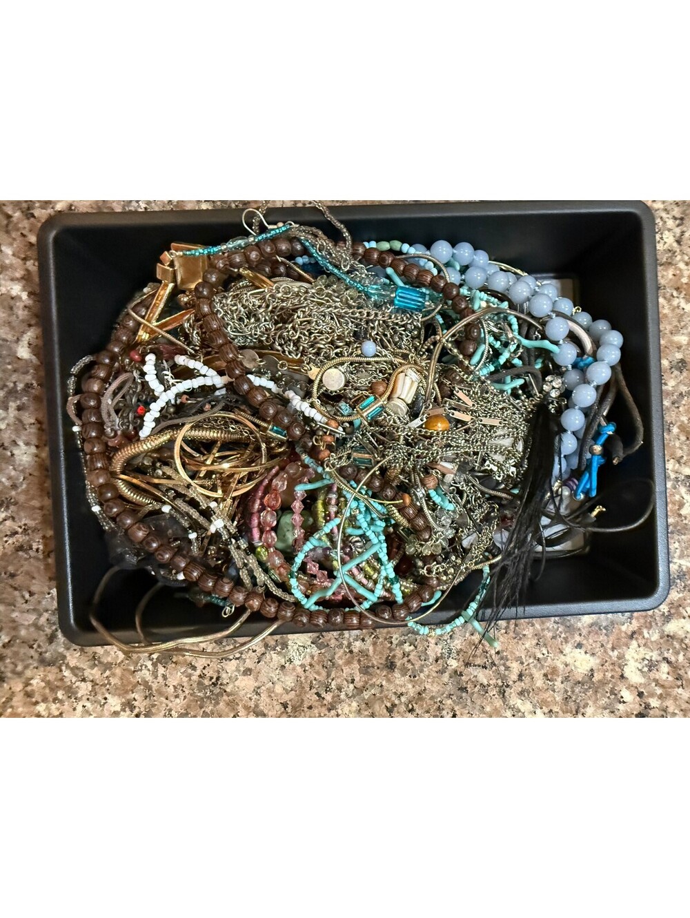 Mixed Lot of Vintage and Beaded and Chain Bracelets and Necklaces